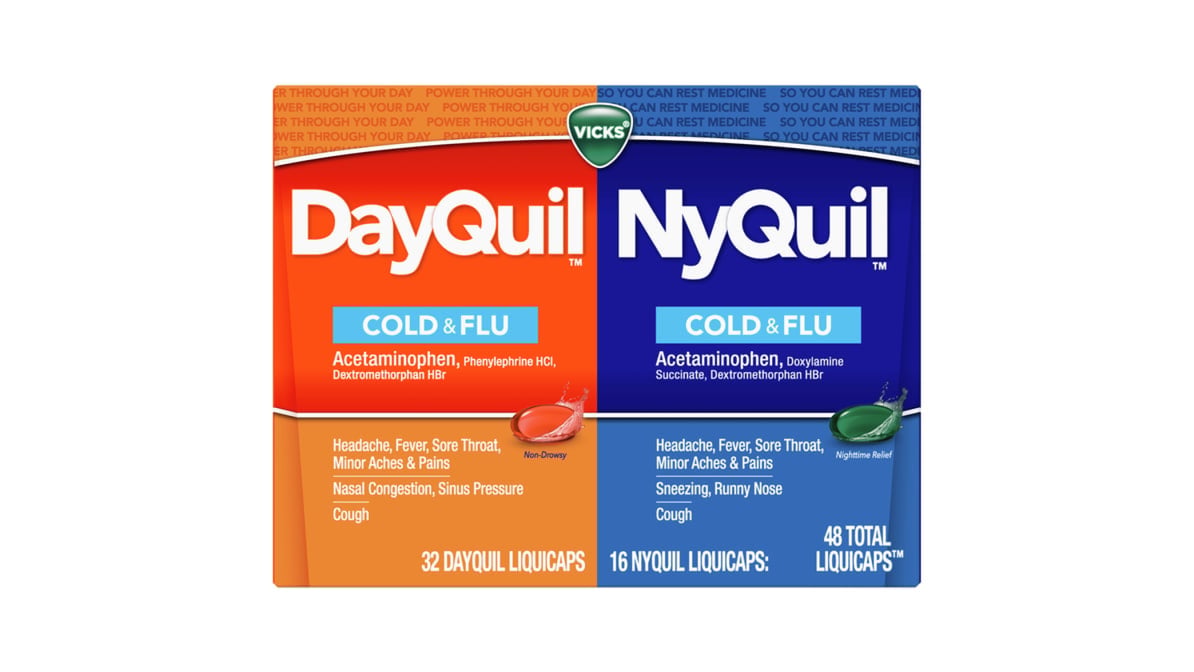 DAYQUIL/NYQUIL COLD & FLU LCP 32CT+16CT