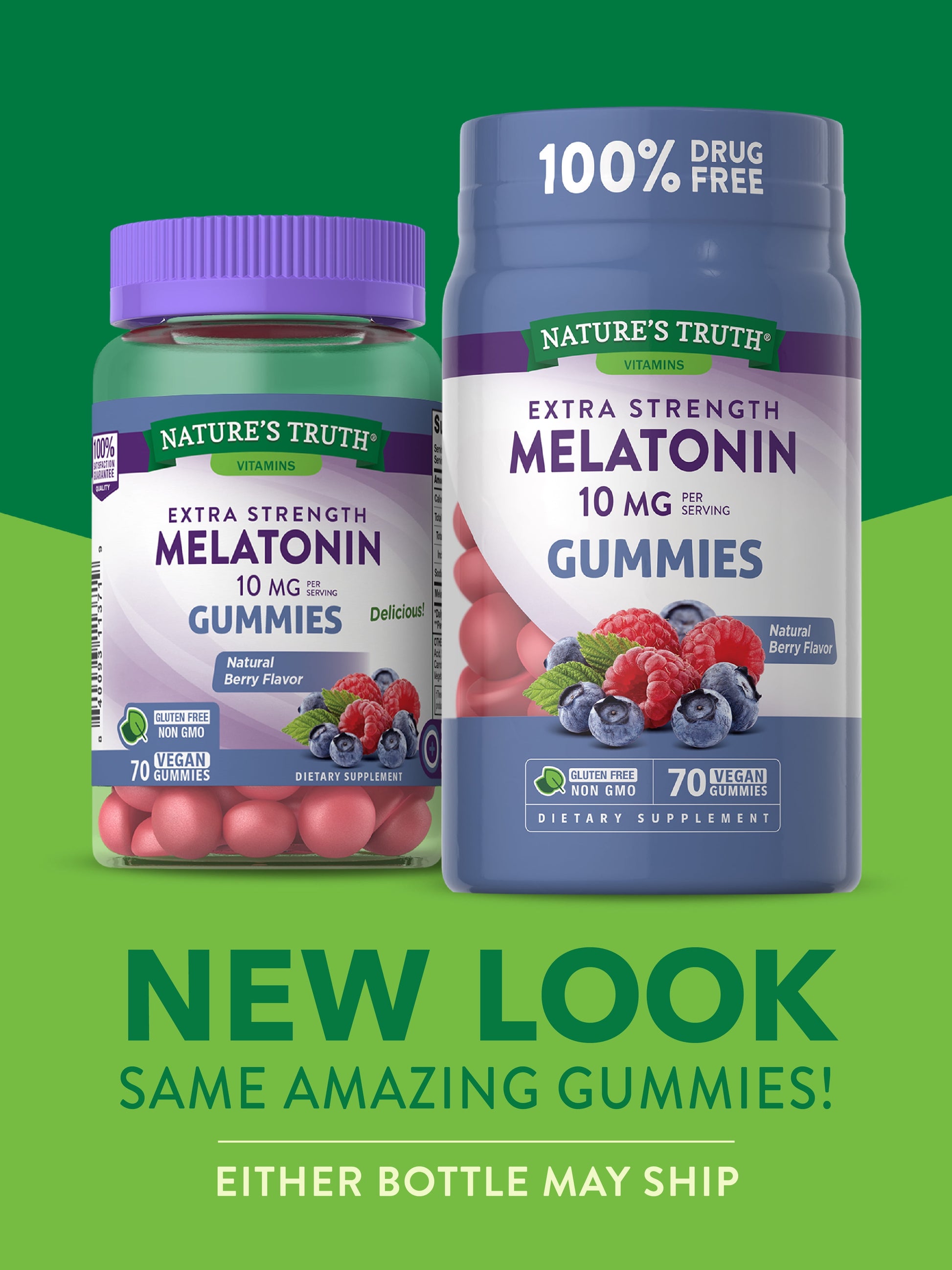 MELATONIN 10MG GMY 70CT NAT TRU