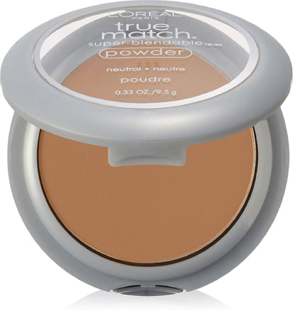 L'ORÉAL PARIS True Match Super-Blendable Oil Free Makeup Powder, N2 Light, 0.33 oz.