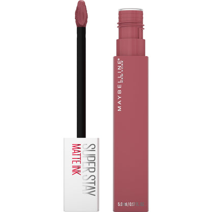 MAYBELLINE New York Super Stay Matte Ink Liquid Lipstick, 505 Entertainer, 0.17 oz