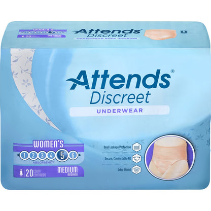ATTENDS DISCREET UNDERWEAR LRG 4X14CT