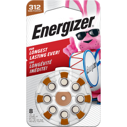 ENERGIZER HEAR AID ZINC 312CR BAT 6CT