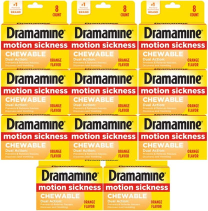 DRAMAMINE CW 50MG 8 ORANGE
