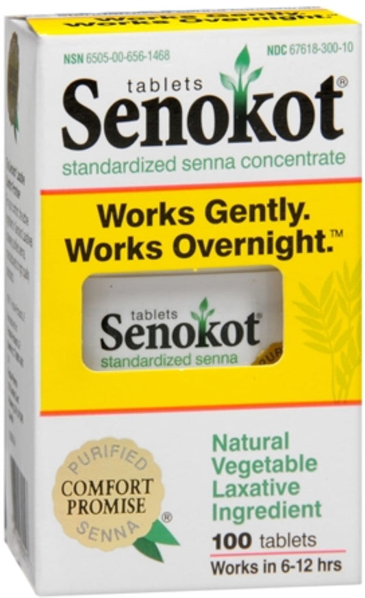 SENOKOT TB 8.6MG 100