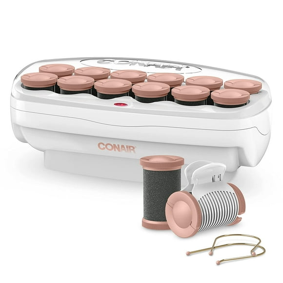 CONAIR Xtreme Heat Waves Ceramic Hot Rollers - Jumbo and Super Jumbo, 12 count