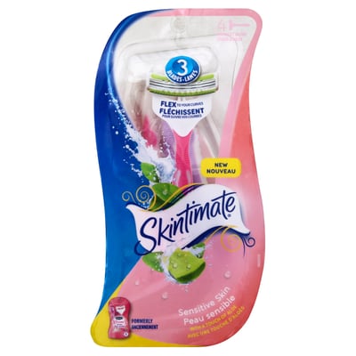Skintimate Razors Disposable 2 Count Sensitive Skin