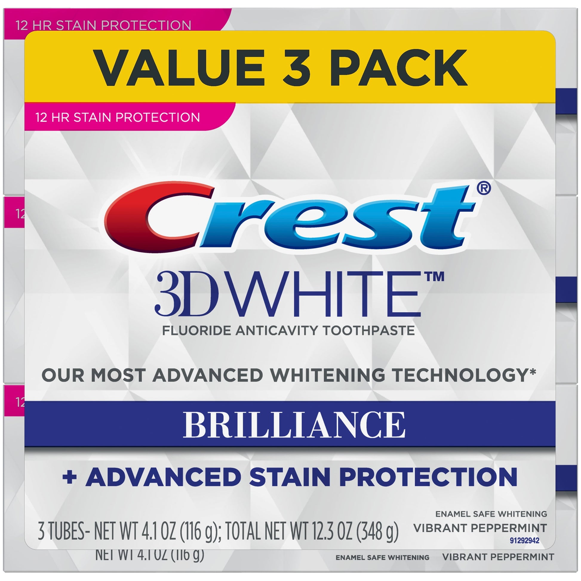CREST 3D WHITE BRILLIANCE VIB T/P 4.6OZ