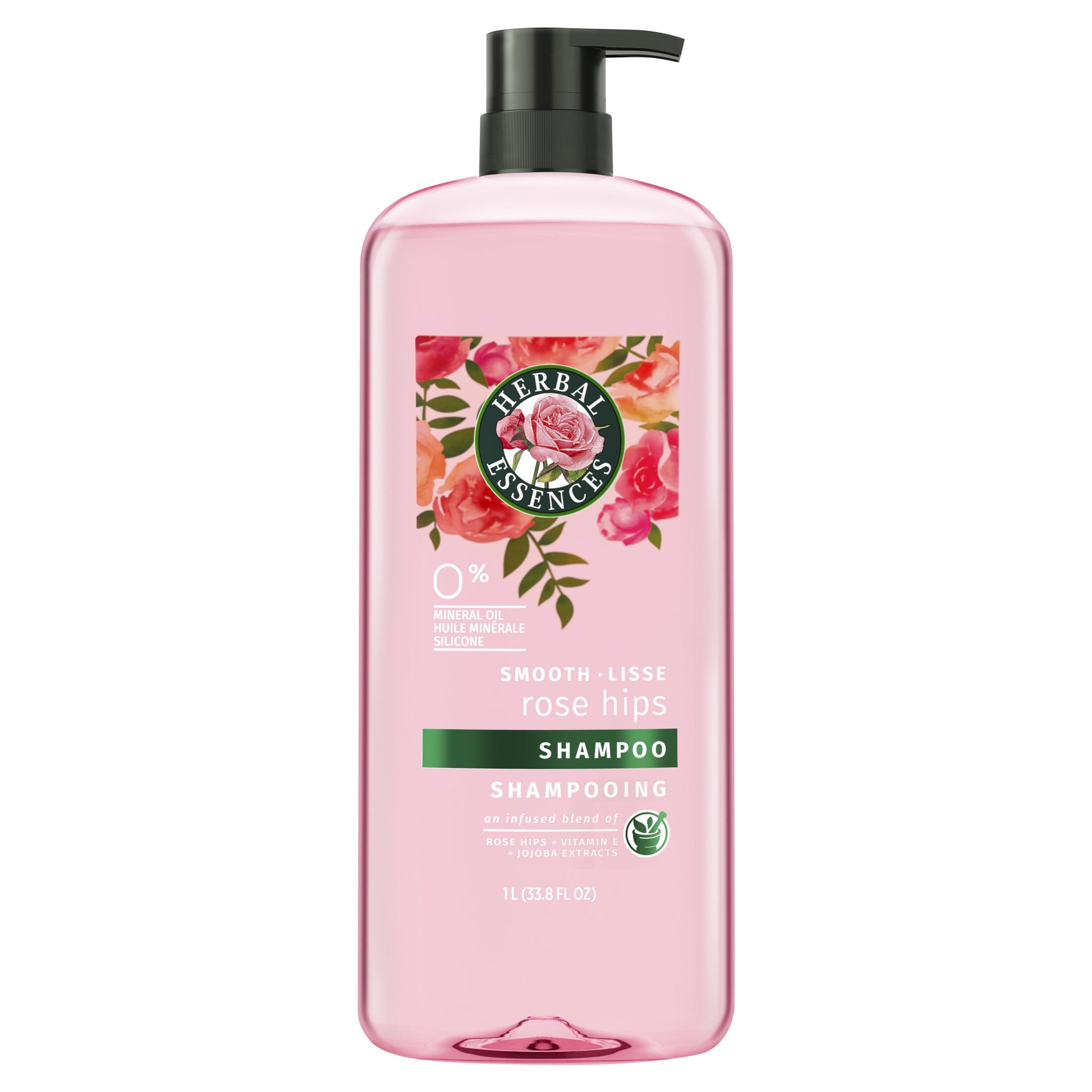 Herbal Essences Travel Size Smooth Shampoo with Rose Hips & Jojoba Extracts, 3.38 oz
