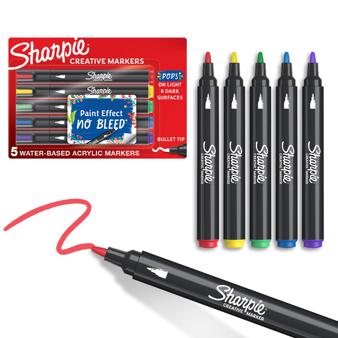 Sharpie S-Note Creative Markers, 6 count