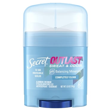Secret Outlast Xtend  Mini Invisible Solid Antiperspirant and Deodorant - Completely Clean, 0.5 oz