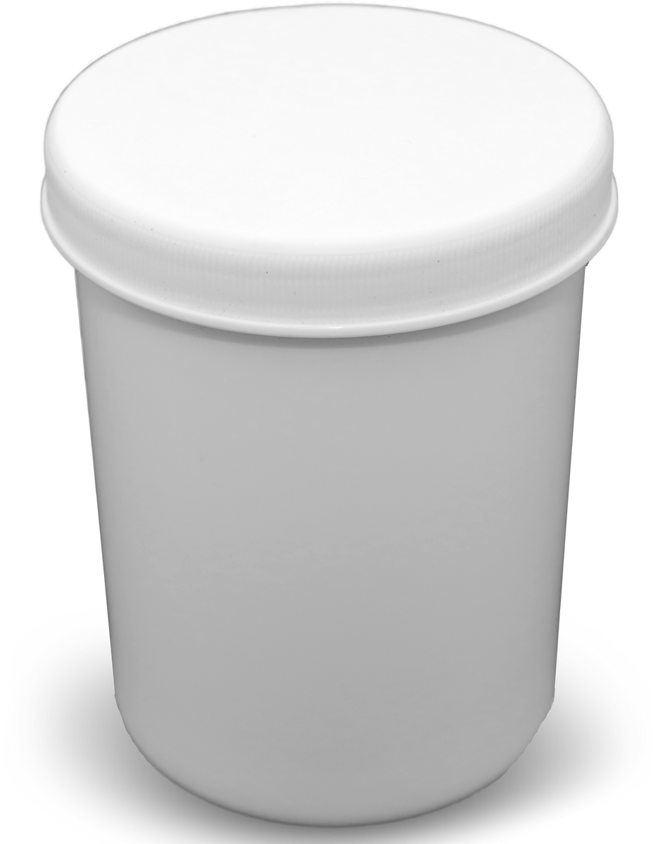 OINTMENT JARS EA 48 4OZ WHITE