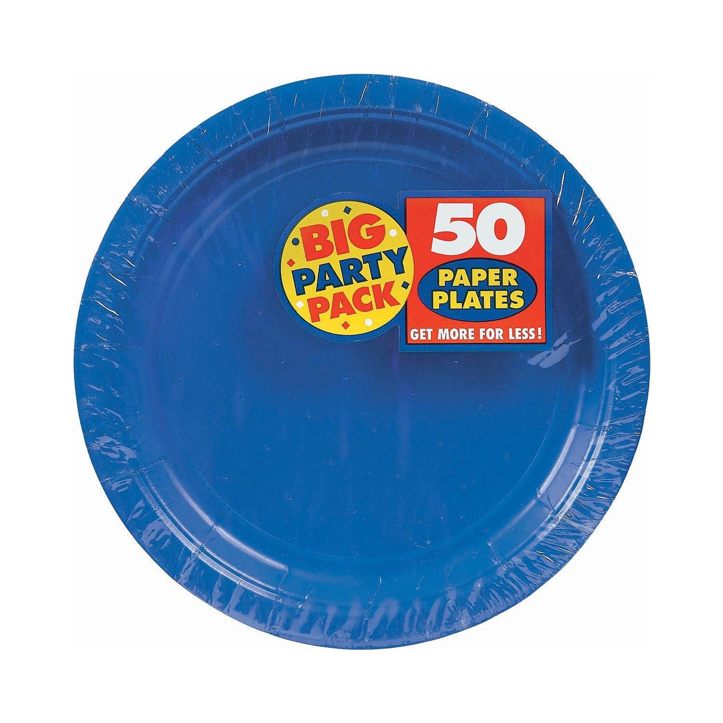 SENSATIONS Premium Paper Lunch Plates - Spa Blue, 10 count