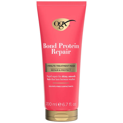 Ogx 1-Minute Treatment Mask Bond Protein Repair 6.7oz