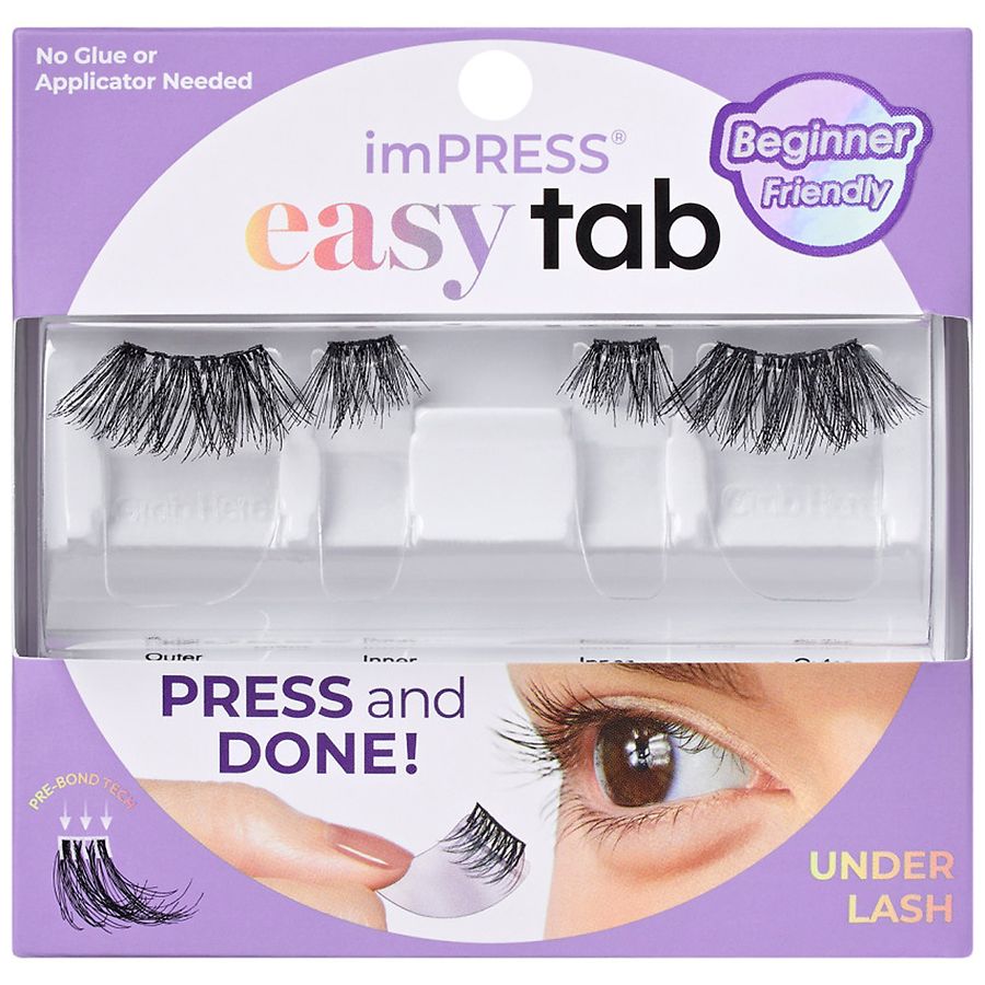 KISS imPRESS Falsies Easy Tab Self Adhesive Lashes -  Demi Wispy