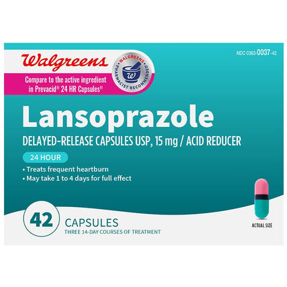 LANSOPRAZOLE 15 MG DR CAP 14