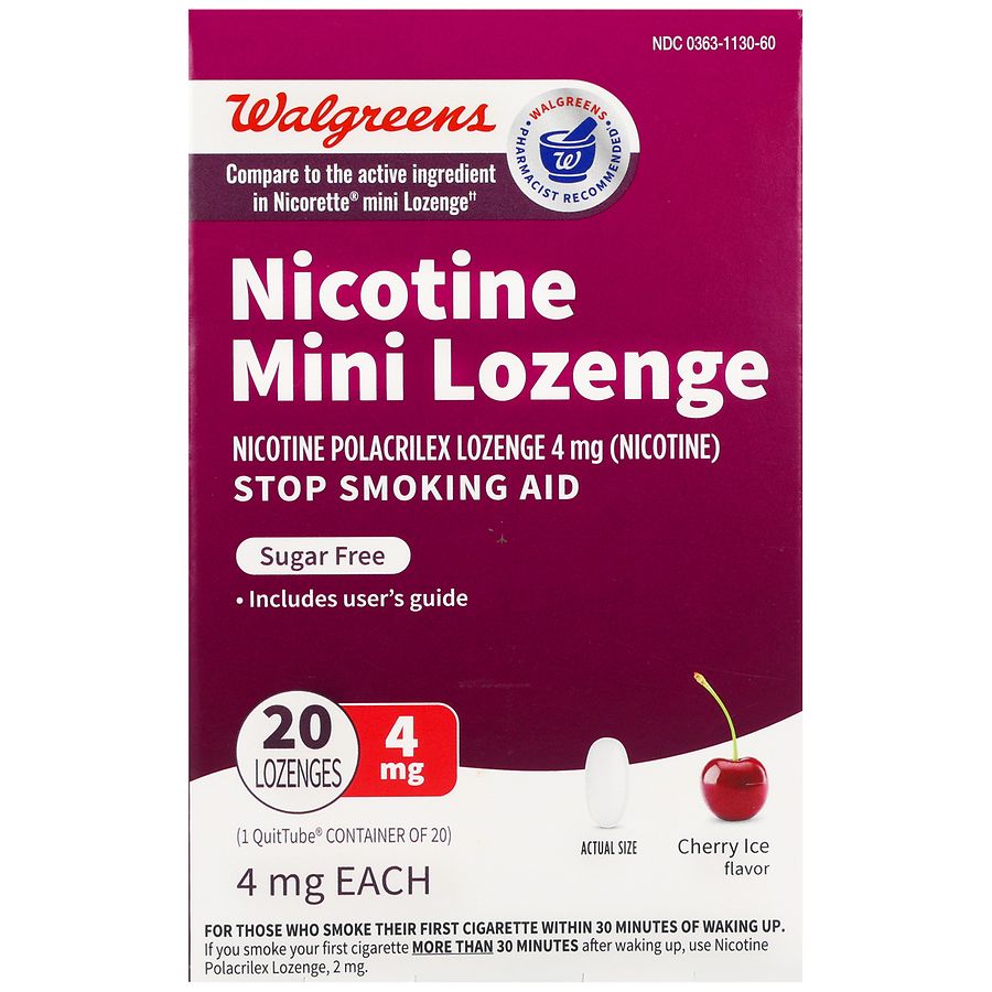 GNP NICOTINE 4MG CHRRY ICE MINI LOZ 81CT