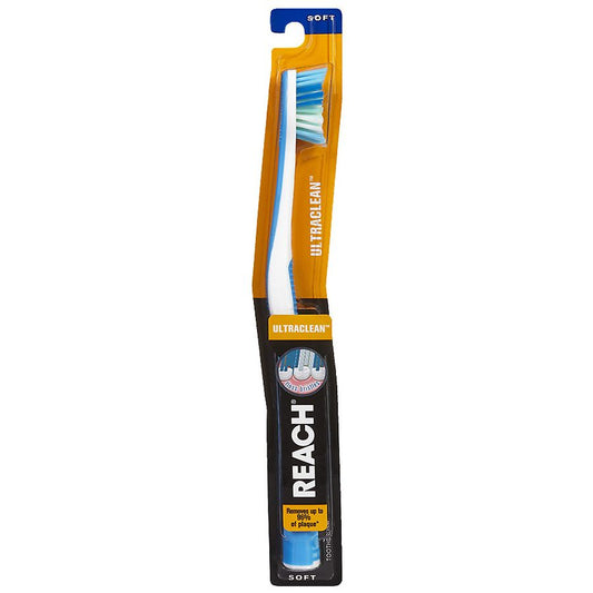 Reach Toothbrush Ultra Clean Soft W/ Cap (6in) Asst Colors