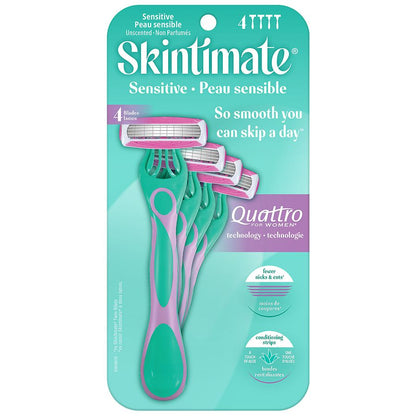 Skintimate Razors Disposable 2 Count Sensitive Skin