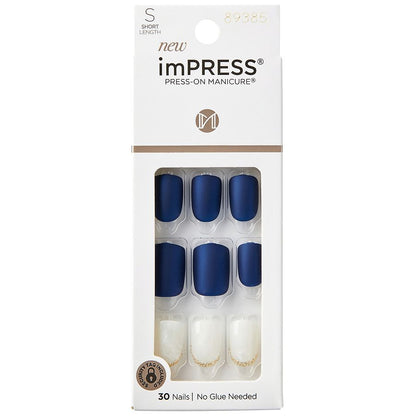 KISS imPRESS Press-On Manicure Fake Nails - Genuine