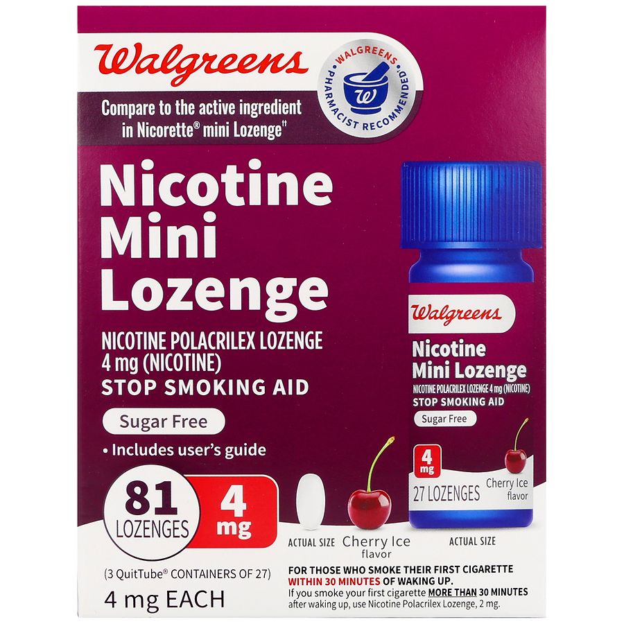 GNP NICOTINE 4MG CHRRY ICE MINI LOZ 81CT
