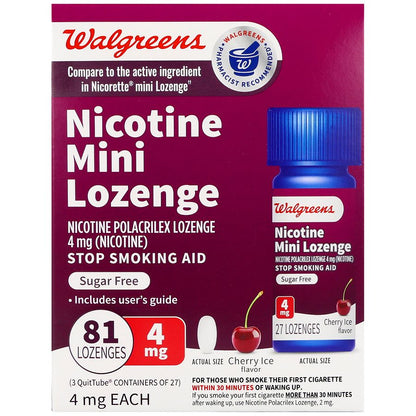 GNP NICOTINE 4MG CHRRY ICE MINI LOZ 81CT