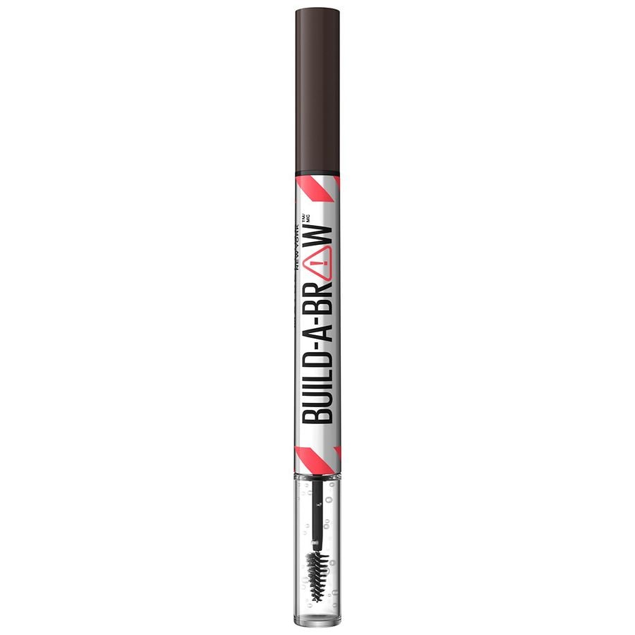 MAYBELLINE New York Build-A-Brow 2-in-1 Brow Pen and Sealing Gel Eye Makeup, 259 Ash Brown, 0.05 oz