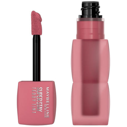 MAYBELLINE New York Super Stay Teddy Tint Liquid Lip Tint, Soft Era, 0.17 oz