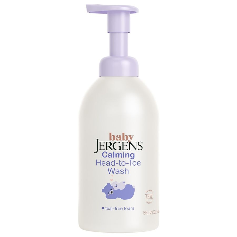 Jergens Baby Calming Head-To- Toe Wash 18oz Pump