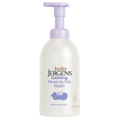 Jergens Baby Calming Head-To- Toe Wash 18oz Pump