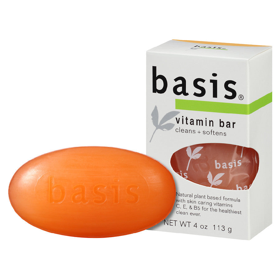 Basis Vitamin Soap Bar 4oz Cleans & Soothes