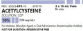 ACETYLCYSTEINE AH 10% 3X30ML