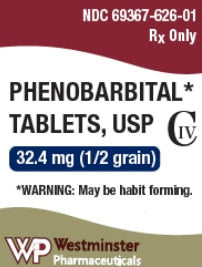 PHENOBARBITAL TB 32.4MG 1000 C4