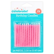 Birthday Candles and Holders, Assorted, 30ct