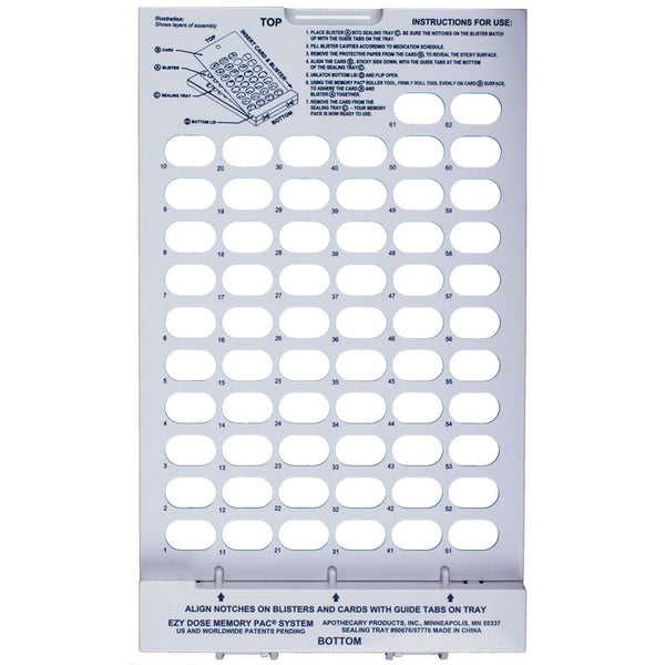 EASY DOSE 28 2XL SEALING TRAY 50CT DS