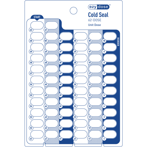 62CT COLD SEAL CARD 500 CT DS