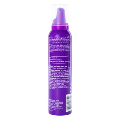 Aussie Miracle Curls Mousse Strong Hold W/Coconut Oil 6oz.