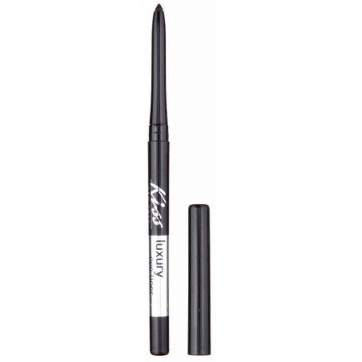 Kiss Rk Eyeliner Luxury Pencil Blackest Black (6in)