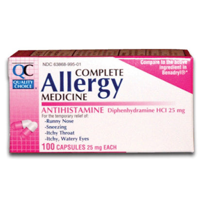LDR ALLERGY CP 25MG 100