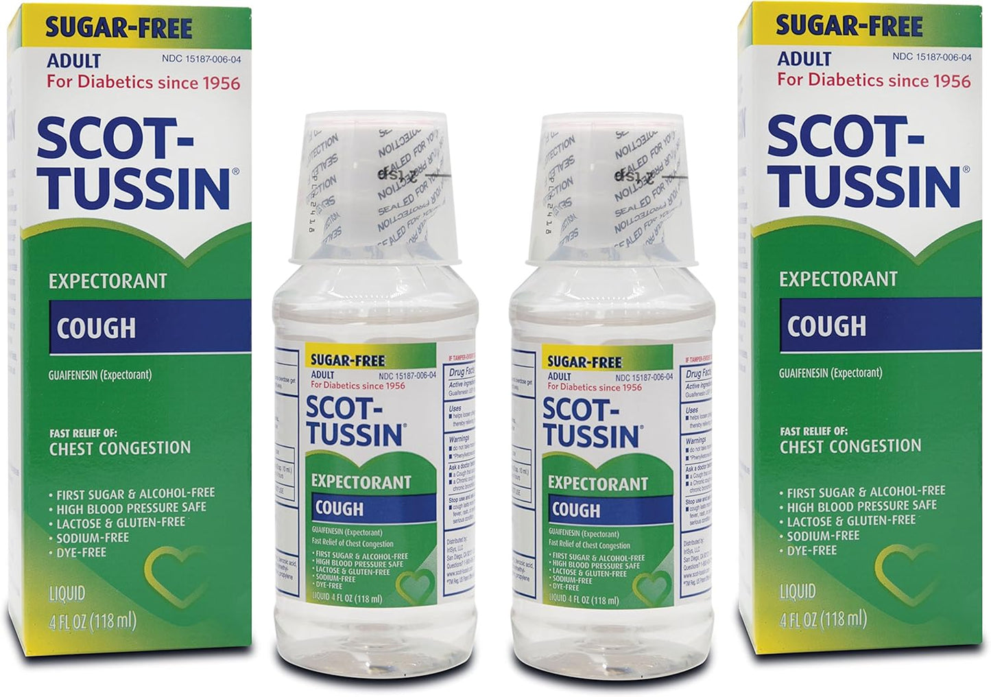 SCOT-TUSSIN COUGH LQ 100/5 118ML