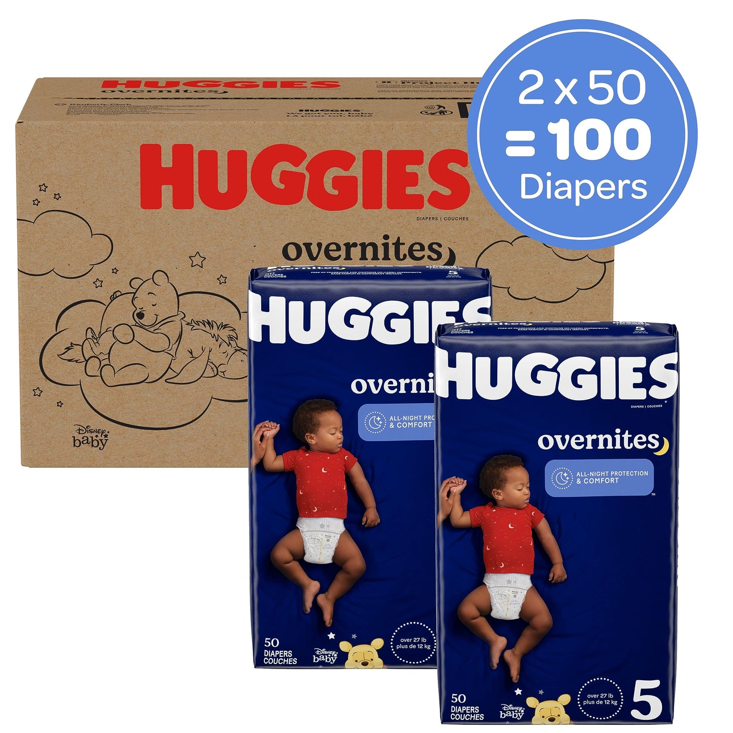HUGGIES OVERNITES BF 4X18 SZ5