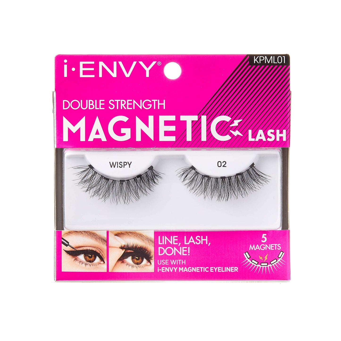 Kiss I Envy Magnetic Liner And Lash 01 Wispy