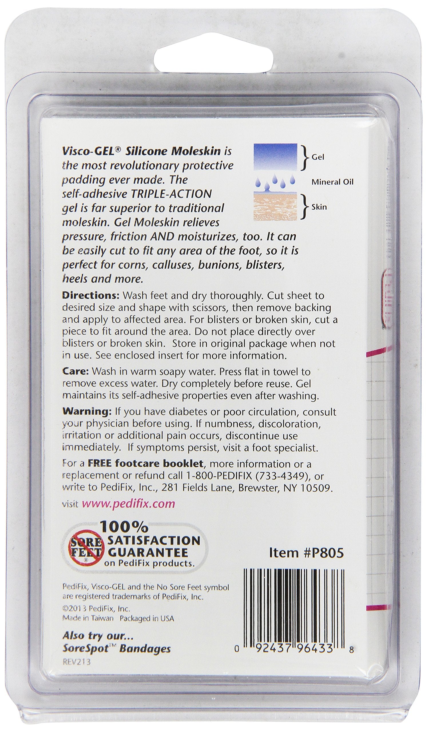 VISCO-GEL MOLESKIN AP 2EA