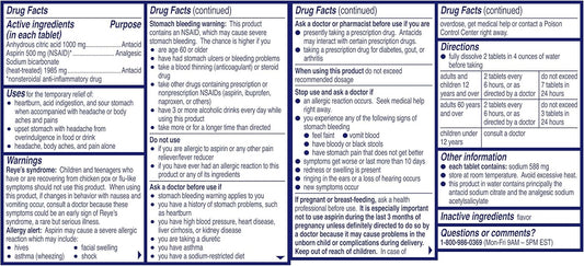 ALKA-SELTZER TB 24 EFF ES