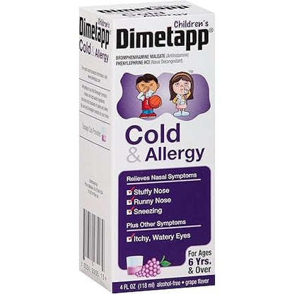 DIMETAPP CHILD COLD&COUGH GRAPE SYR 8OZ