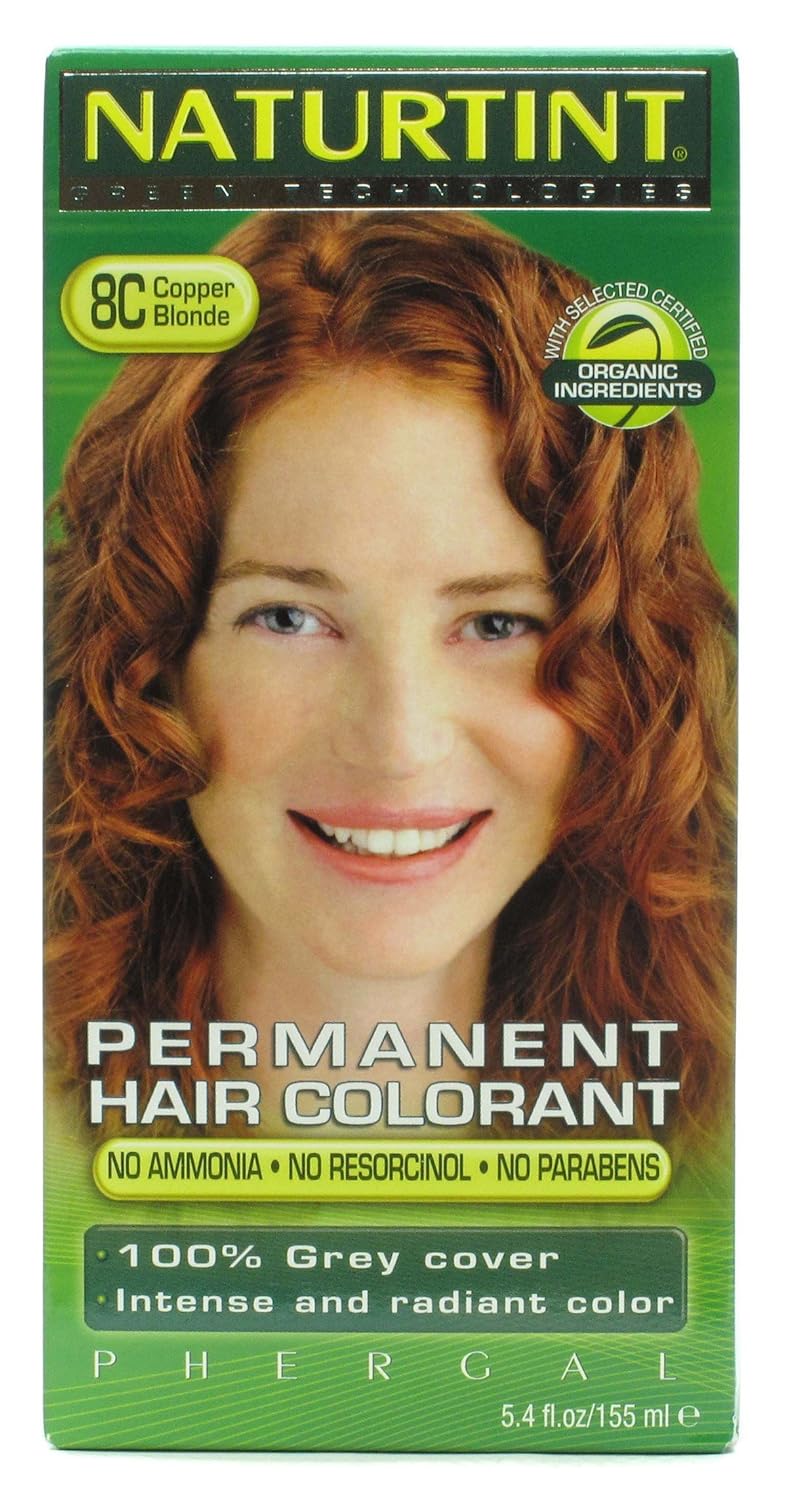 NATURTINT HAIR COLOR,8C,COPPER BLND