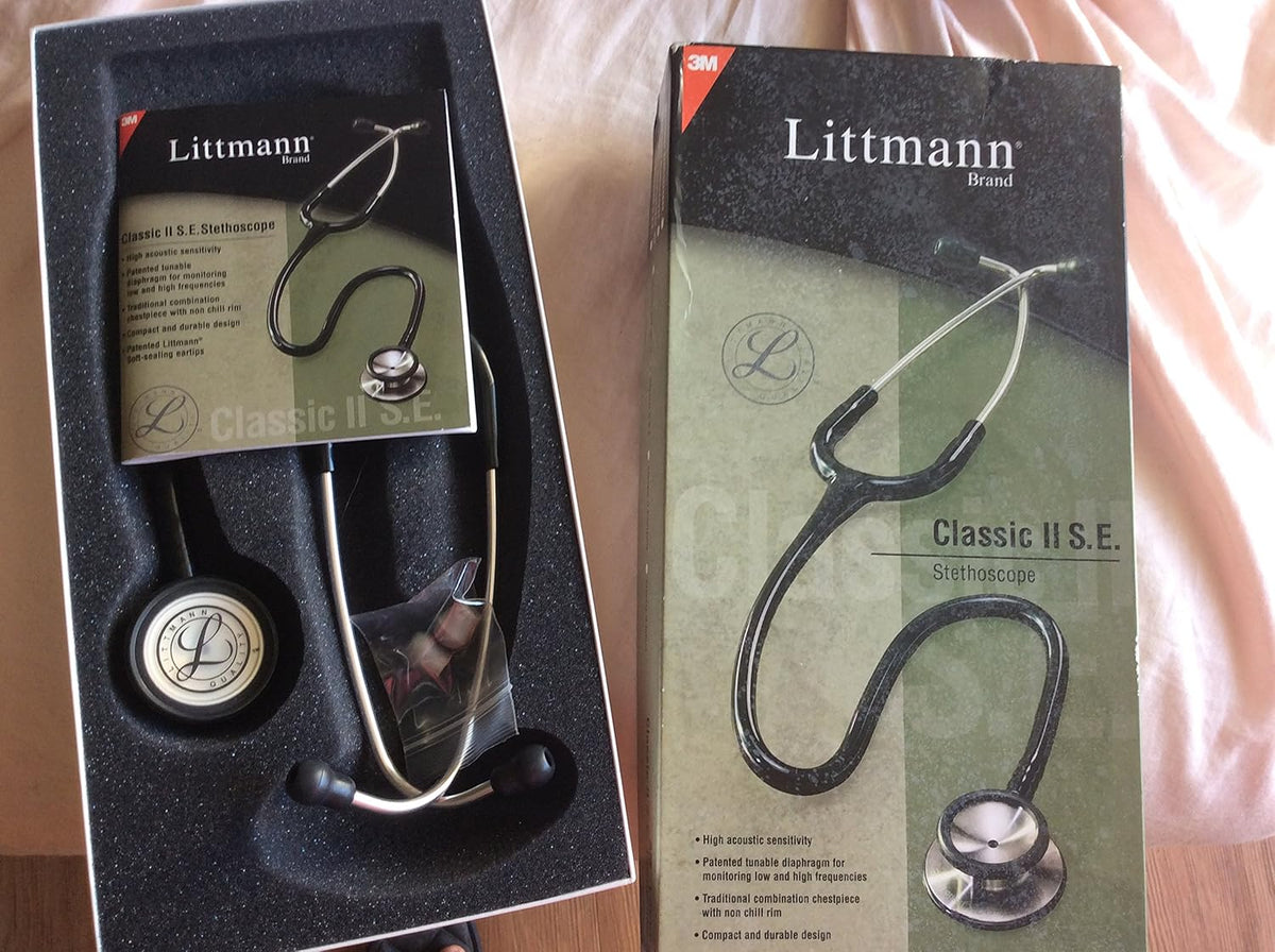 STETHOSCOPE LITTMAN EQ BLACK 28N
