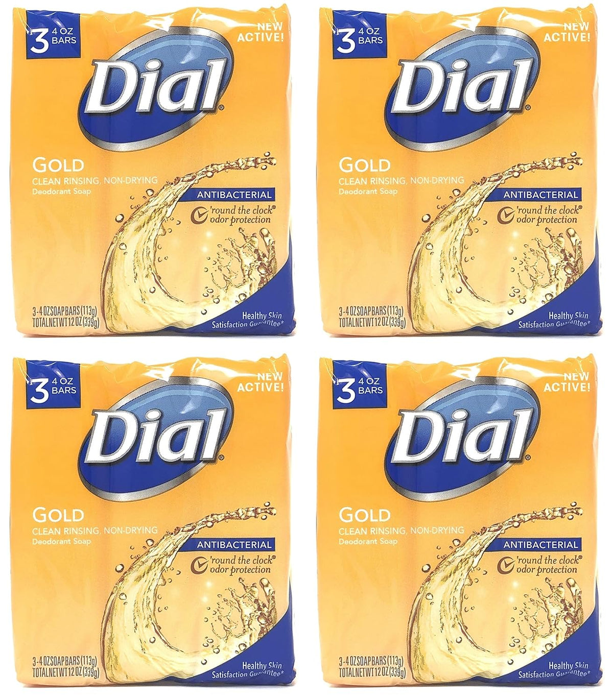 DIAL CLN/GNTL BR 0.10% 4OZ 3PK WH