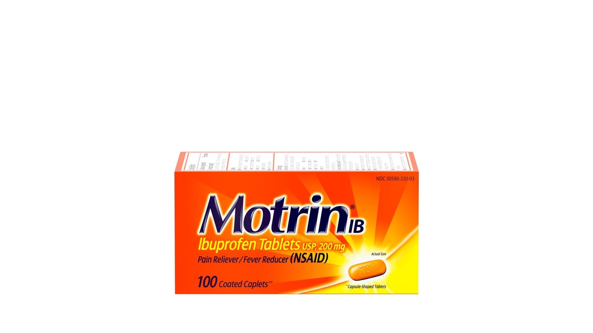 MOTRIN IB TB 200MG 50 CPLT