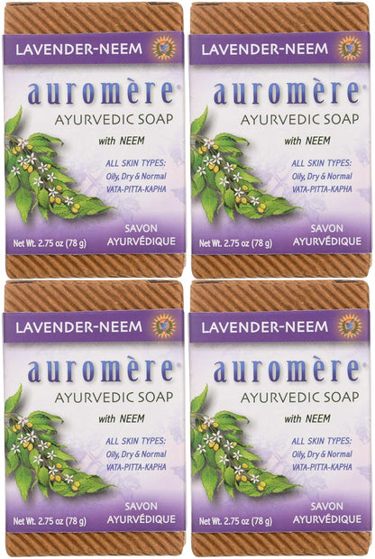 AUROMERE BAR SOAP,AYURVD,HIMA ROSE