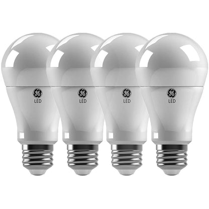 GE 10W A19 LED Daylight General Purpose Dimmable Light Bulb (4-Pack)